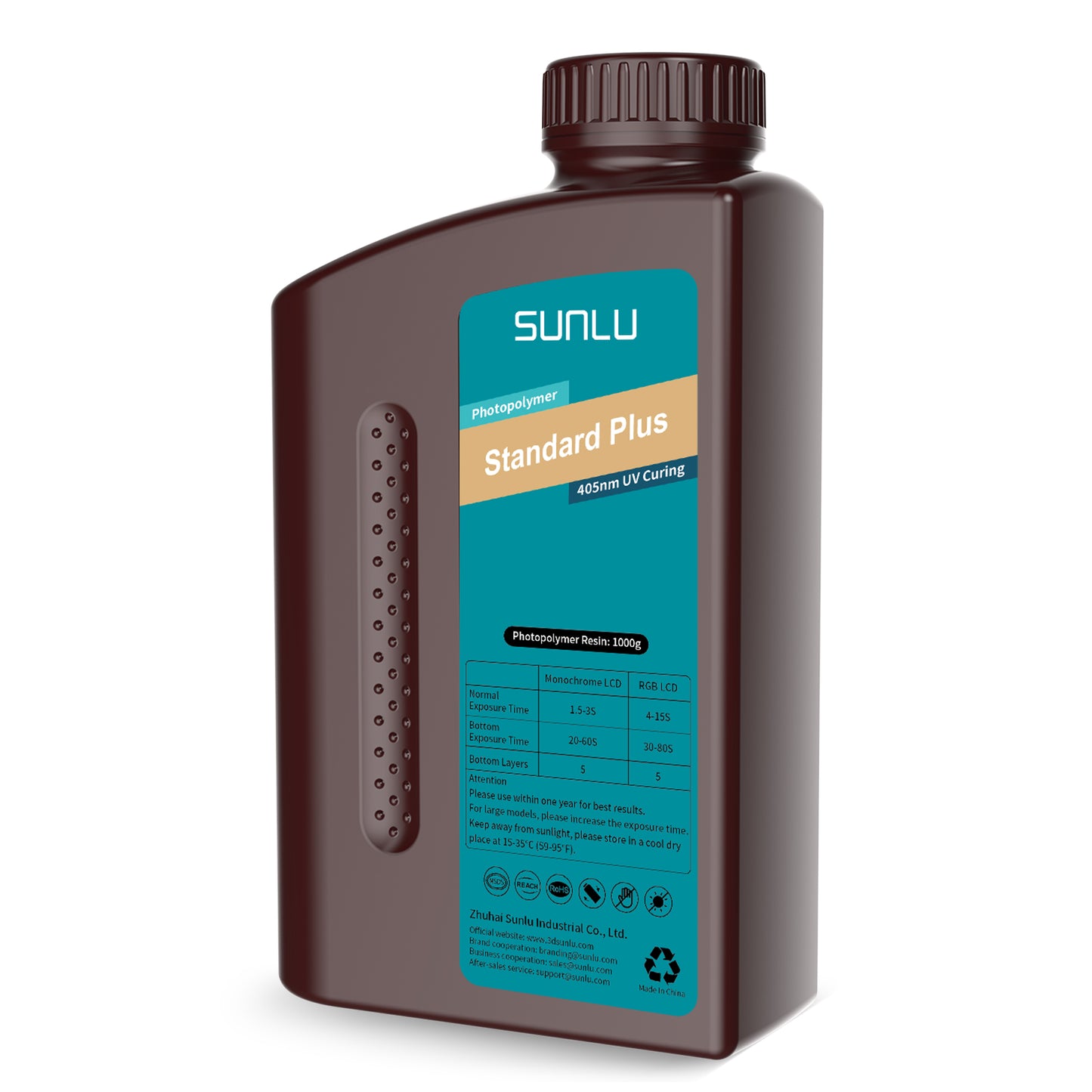 Resina Standard SUNLU 1kg Impresión 3D