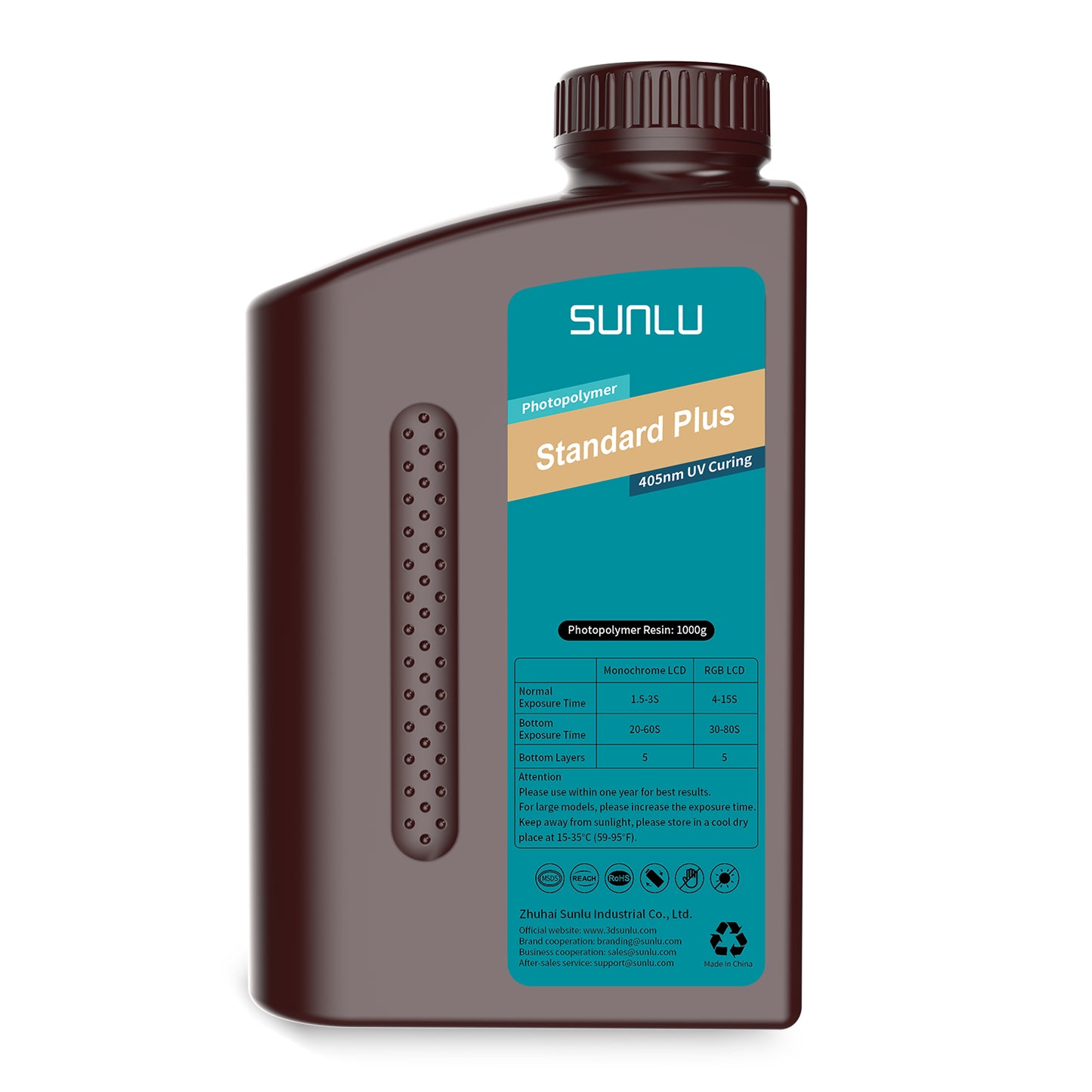 Resina Standard SUNLU 1kg Impresión 3D