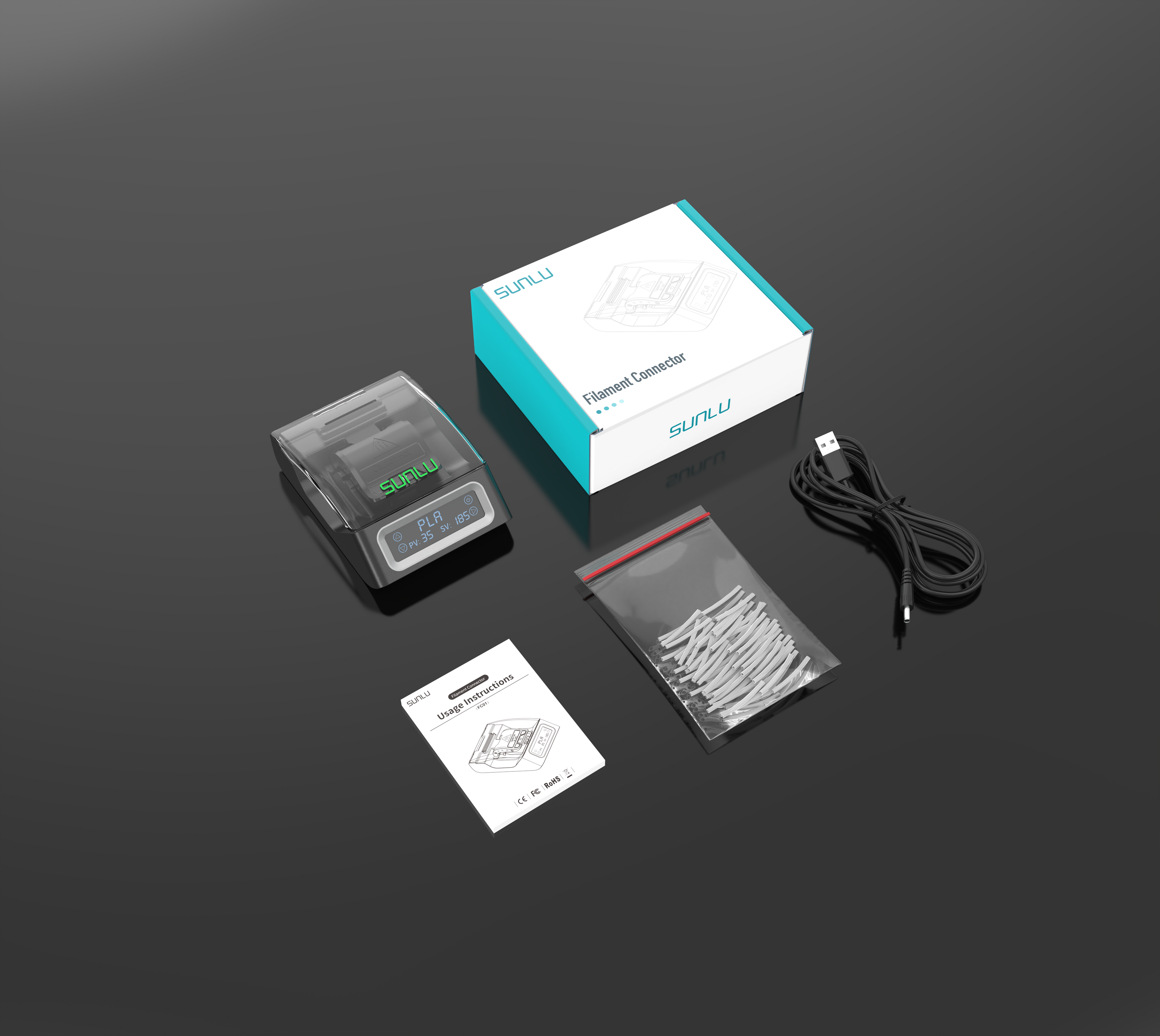 Conector De Filamento 1.75mm Impresion 3d