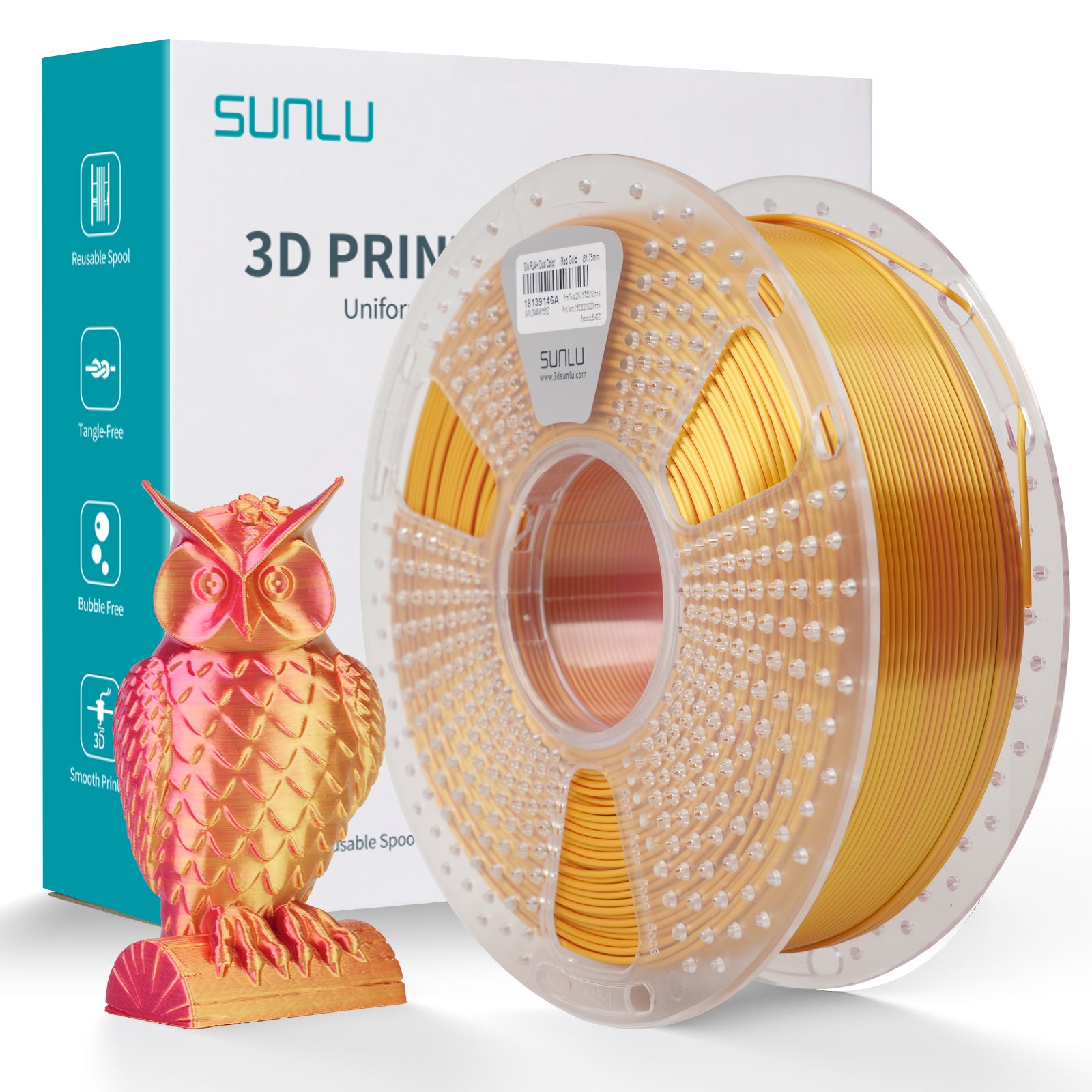 Filamento Sunlu PLA 1kg 1.75mm