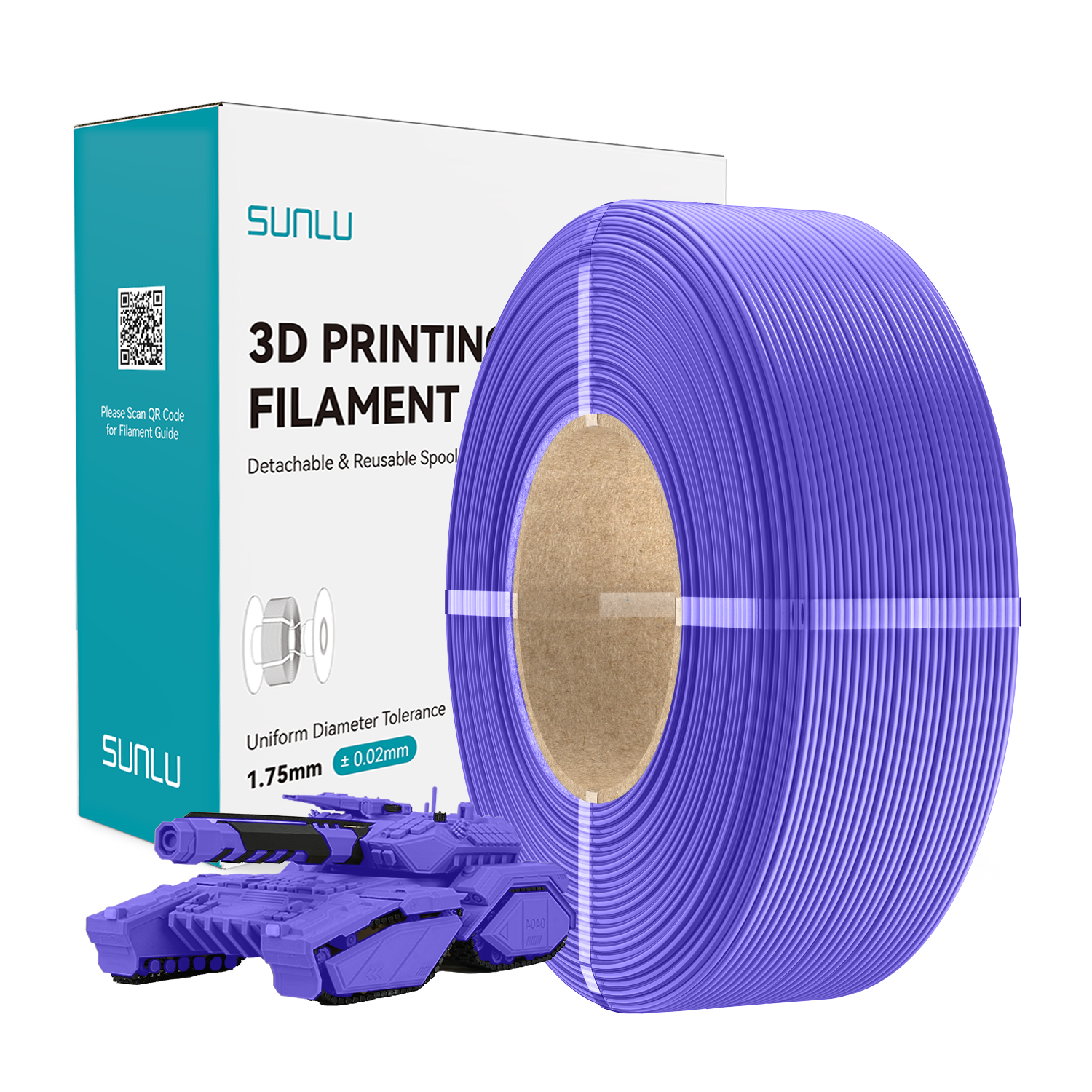 Filamento Sunlu PLA 1kg 1.75mm